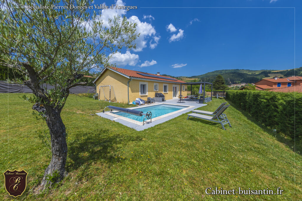 Vente villa plain-pied récente 69620 chamelet (1)